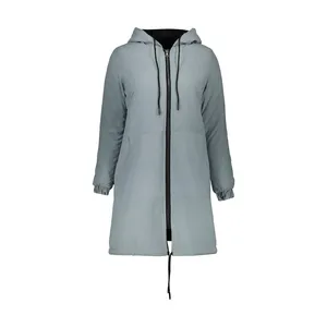 پالتو زنانه مدل 405 رنگ آبی مشکی