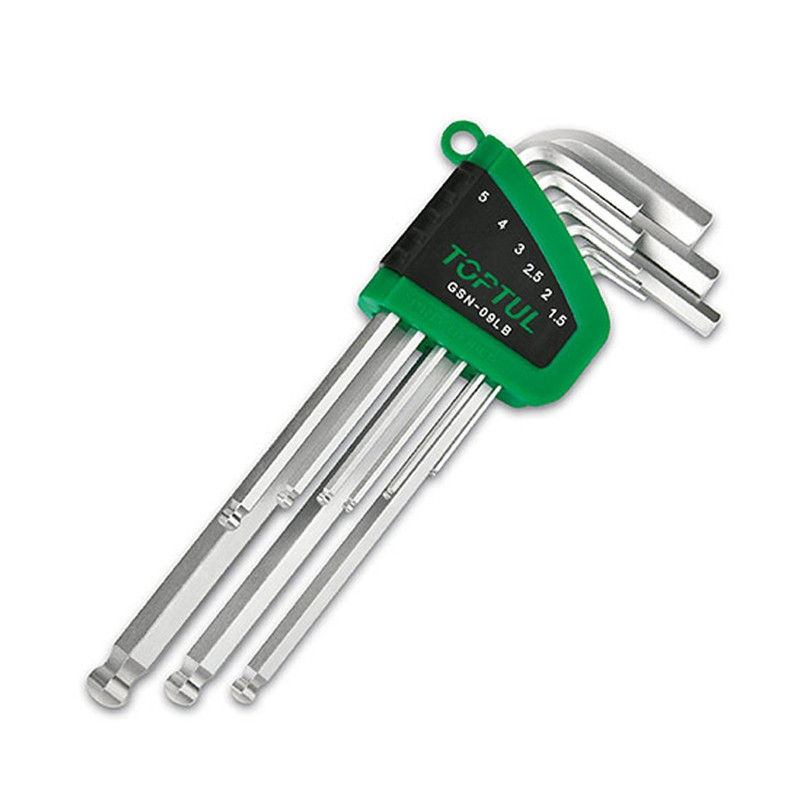 آچار آلن تاپ تول مدل gsn-09lb مجموعه 9 عددی