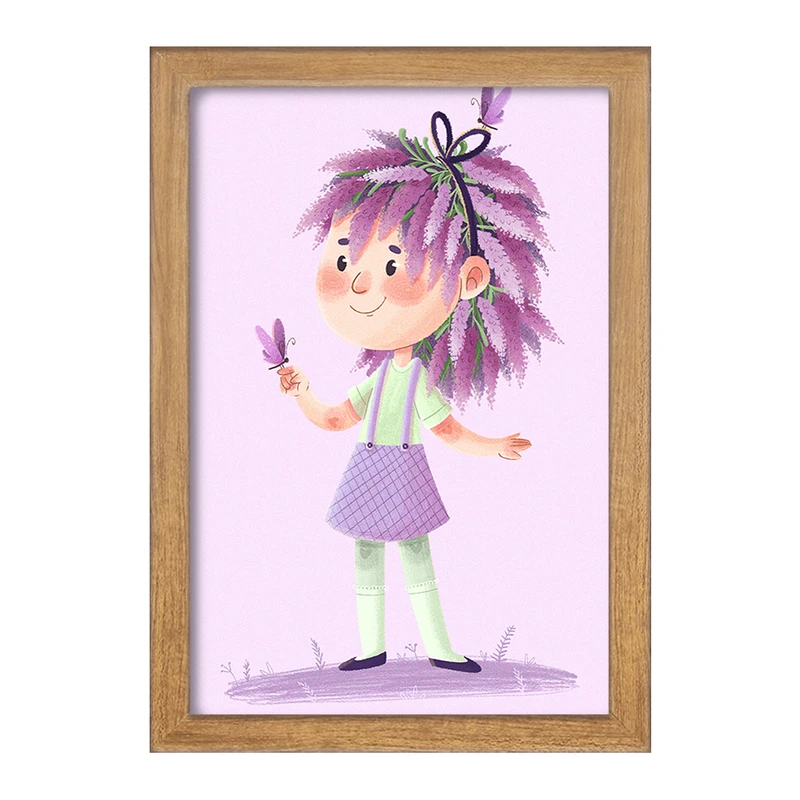 تابلو خندالو مدل دخترانه فانتزی کد 25728