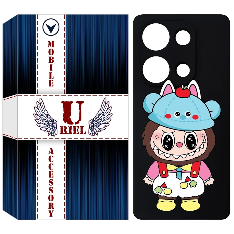 کاور یوریل مدل KSH کد 123 طرح عروسک لبوبو مناسب برای گوشی موبایل شیائومی Redmi Note 14S / Note 13 Pro 4G / Poco M6 Pro 4G