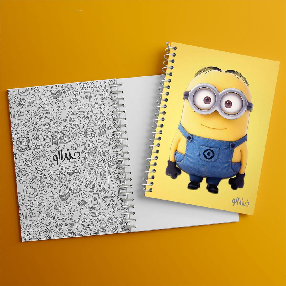 دفتر نقاشی 50 برگ خندالو مدل مینیون ها Minions کد 13723