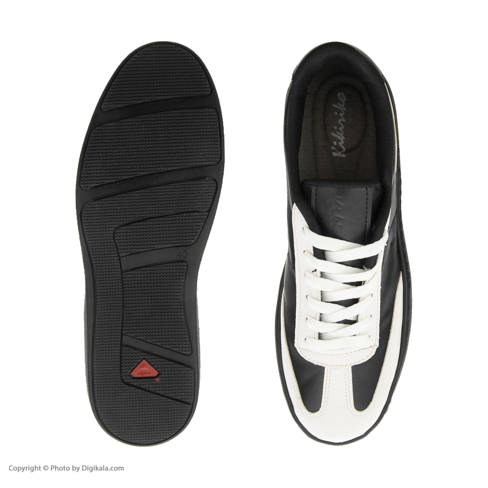کفش روزمره مردانه کیکی رایکی مدل MBB09448BLACK-WHITE -  - 3