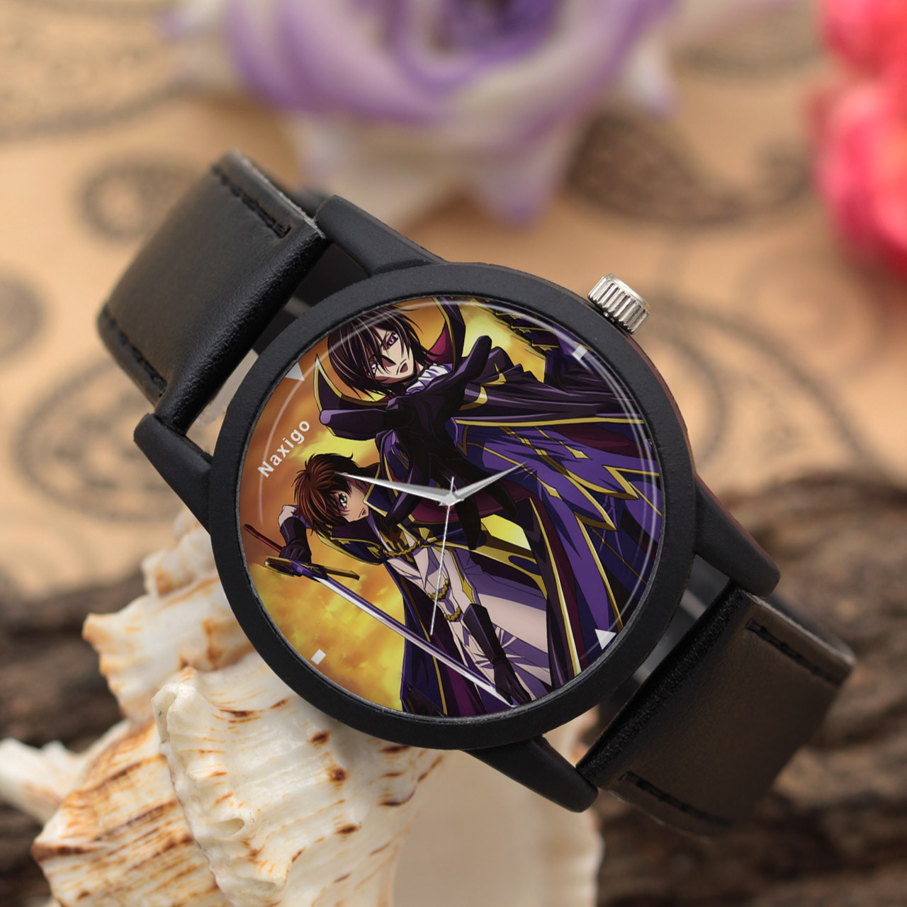 ساعت مچی عقربه ای ناکسیگو مدل Code Geass کد LF13161 ساعت مچی عقربه ای ناکسیگو مدل Code Geass کد LF13161