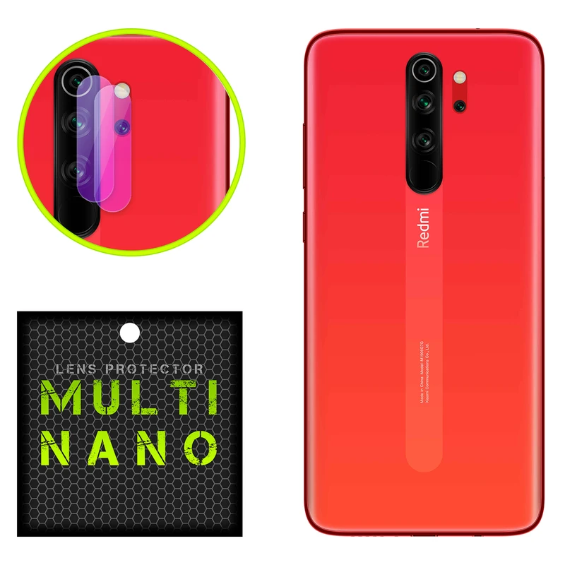 محافظ لنز دوربین مولتی نانو مدل X-L2P مناسب برای گوشی موبایل شیائومی Redmi Note 8 Pro بسته دو عددی