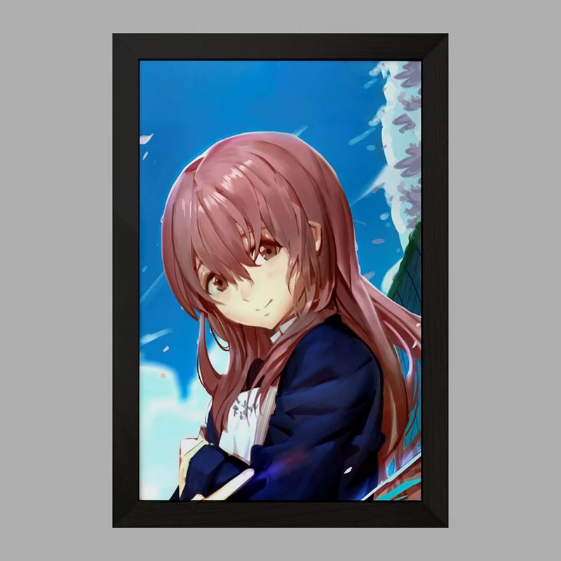 تابلو خندالو مدل شوکو نیشیمیا انیمه سایلنت ویس A Silent Voice  کد 15827