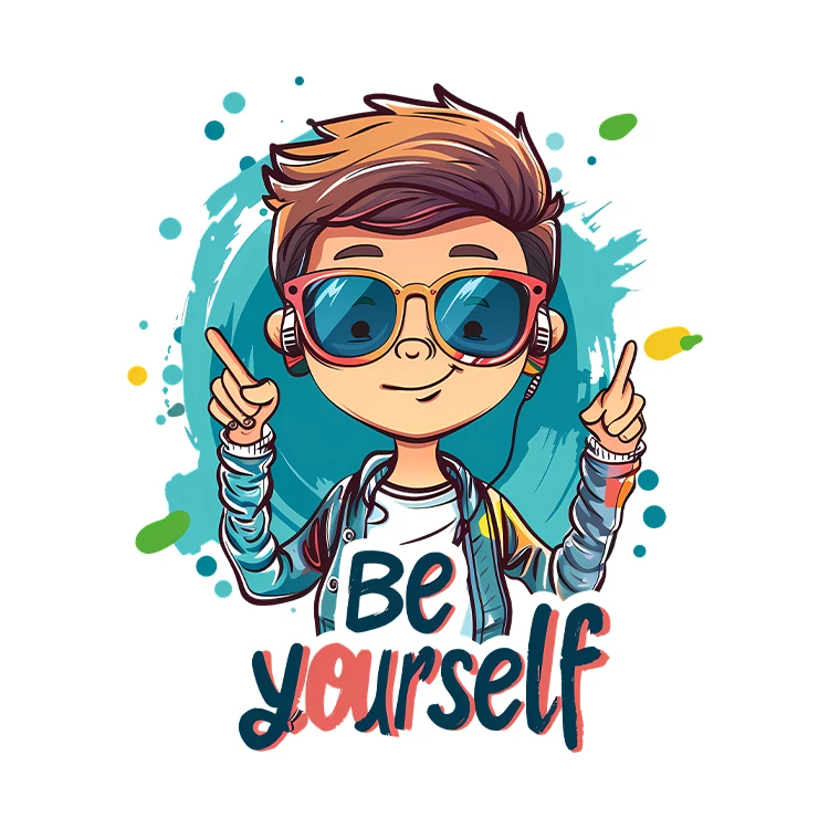 استیکر پارچه و لباس پاد آفرین مدل کارتونی کد S031