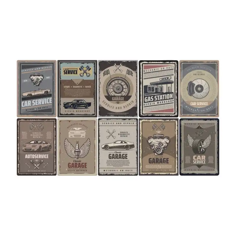 استیکر مدل ماشین کلاسیک کد KM-CARS1 مجموعه 10 عددی