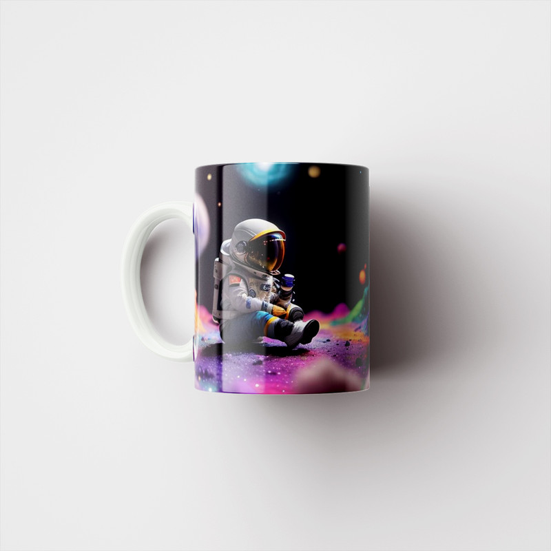 ماگ طرح فضانورد کوچک کد 300