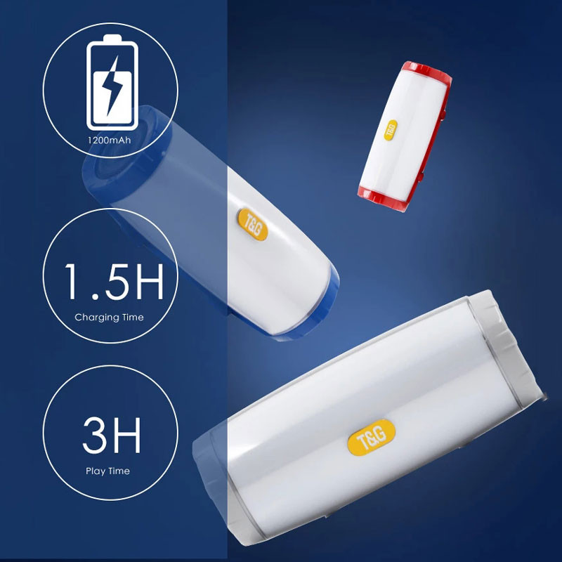 اسپیکر بلوتوثی قابل حمل تی اند جی مدل TG-165C 3