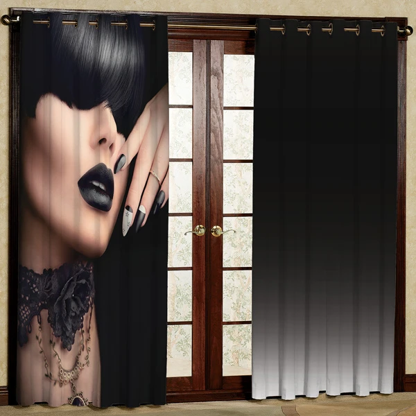 پرده هازان پانچی مدل چهره کد 1 m سایز 280x140 سانتی متر