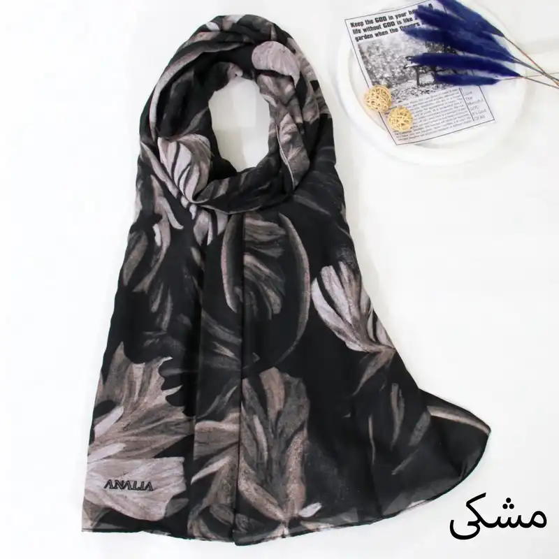 شال زنانه مدل نخی پاییزی طرح جدید مزونی کد ana-2603