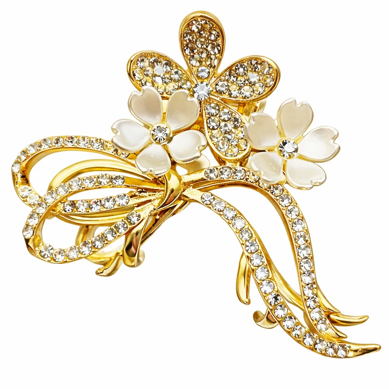 کلیپس مو زنانه مدل شکوفه دار مینی