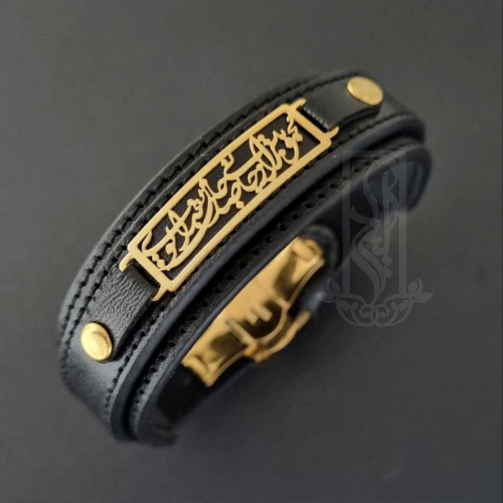 دستبند طلا 18 عیار مردانه لیردا مدل محبوب تر از جانی صدجان بفدای تو p6780 -  - 2