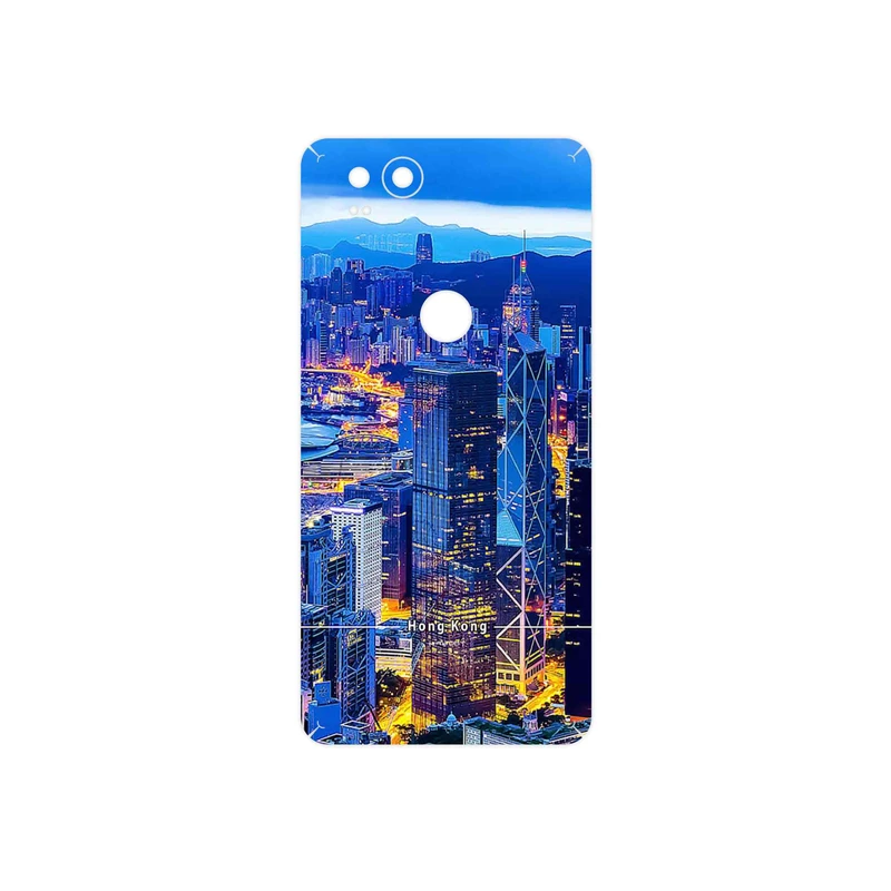 برچسب پوششی ماهوت مدل Hong Kong City مناسب برای گوشی موبایل گوگل Pixel 2