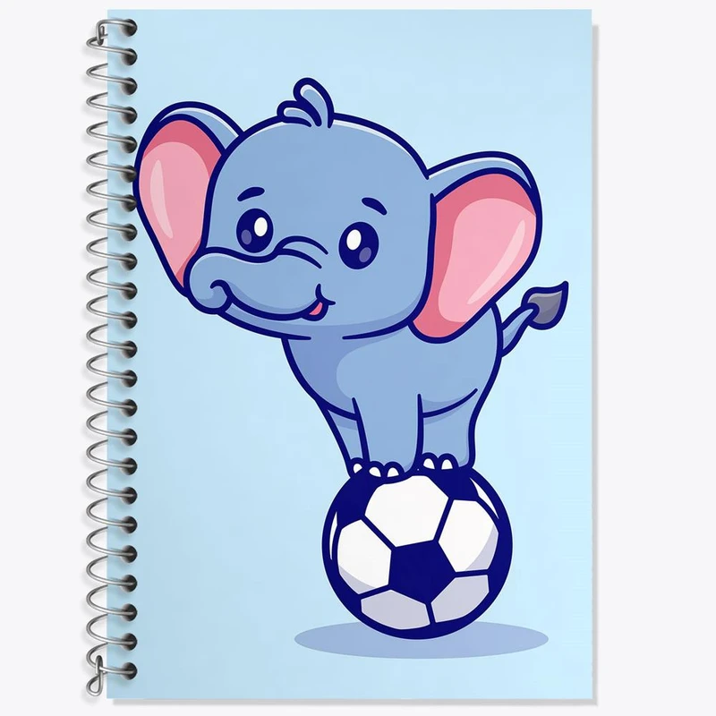 دفتر لغت 50 برگ خندالو مدل فیل کوچولو کد 29481