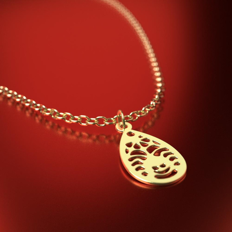 آویز ساعت طلا 18 عیار زنانه مدوپد مدل عنکبوت کد CA11634