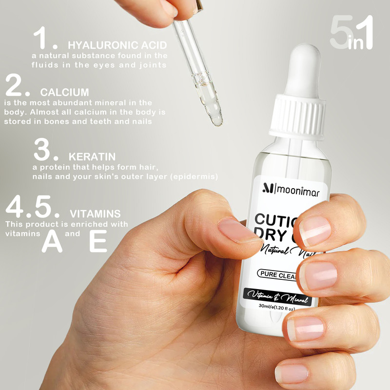 روغن کوتیکول ناخن مونیمار مدل Pure clean حجم 30 میلی لیتر