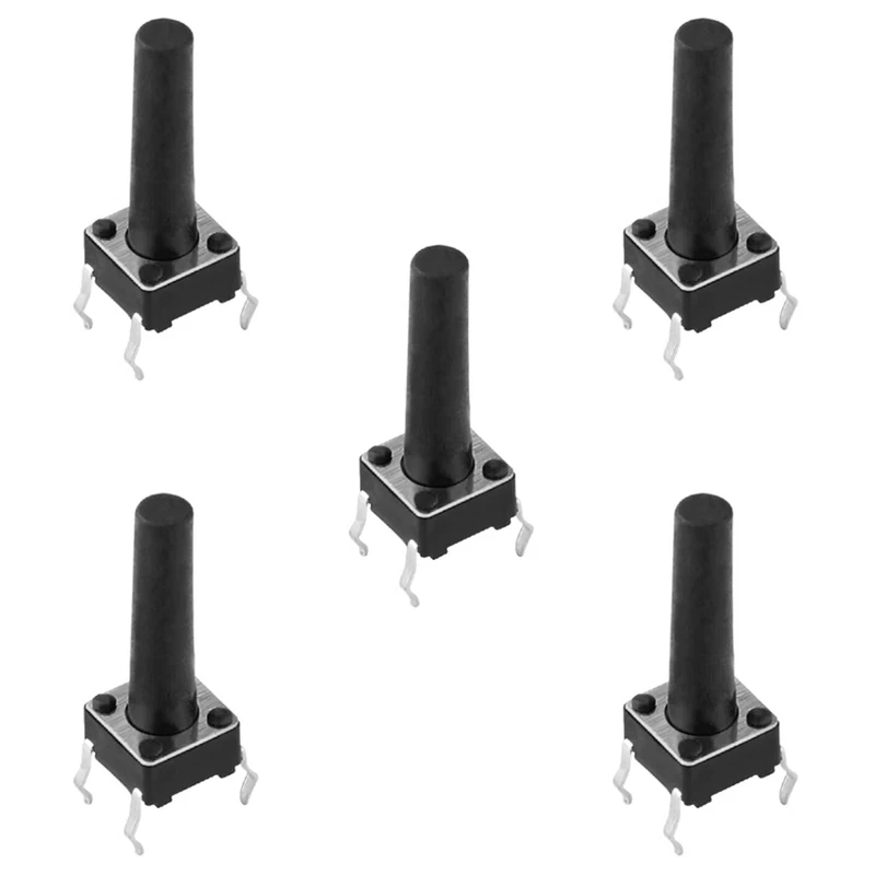 میکرو سوئیچ مدل Vertical-6×6×15-4P بسته 5 عددی