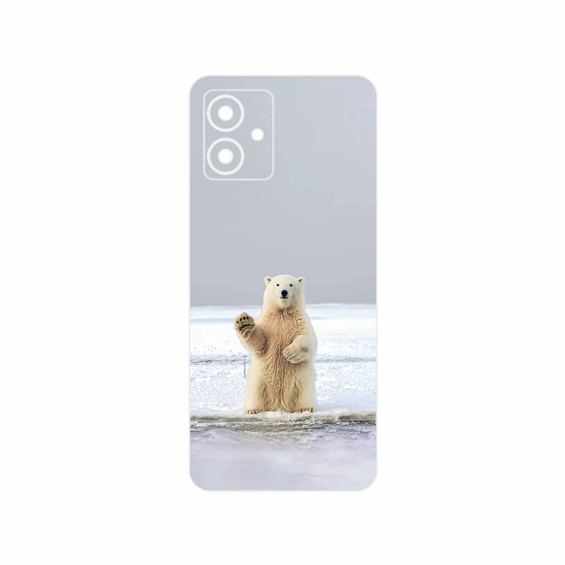 برچسب پوششی ماهوت مدل Polar_bear مناسب برای گوشی موبایل موتورولا Moto G14