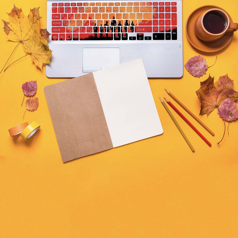 برچسب حروف فارسی کیبورد مدل Gaming کد K-127 