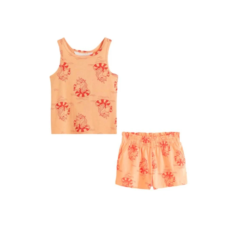 ست تاپ و شلوارک دخترانه مدل 106