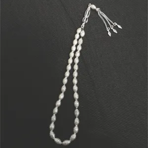 تسبیح نقره مدل TBSTAS33