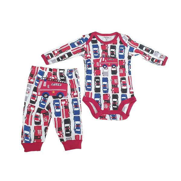 ست بادی آستین بلند و شلوار نوزادی کارترز مدل 436