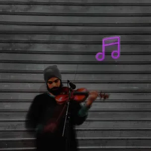 چراغ دیواری نئون دیزاین طرح Chang_PR