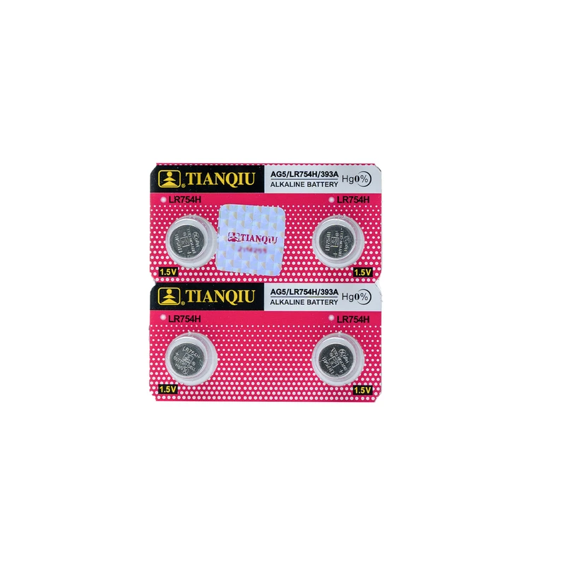 باتری سکه ای تیانکیو مدل AG5 – LR754H-Original بسته 4 عددی باتری سکه ای تیانکیو مدل AG5 – LR754H-Original بسته 4 عددی