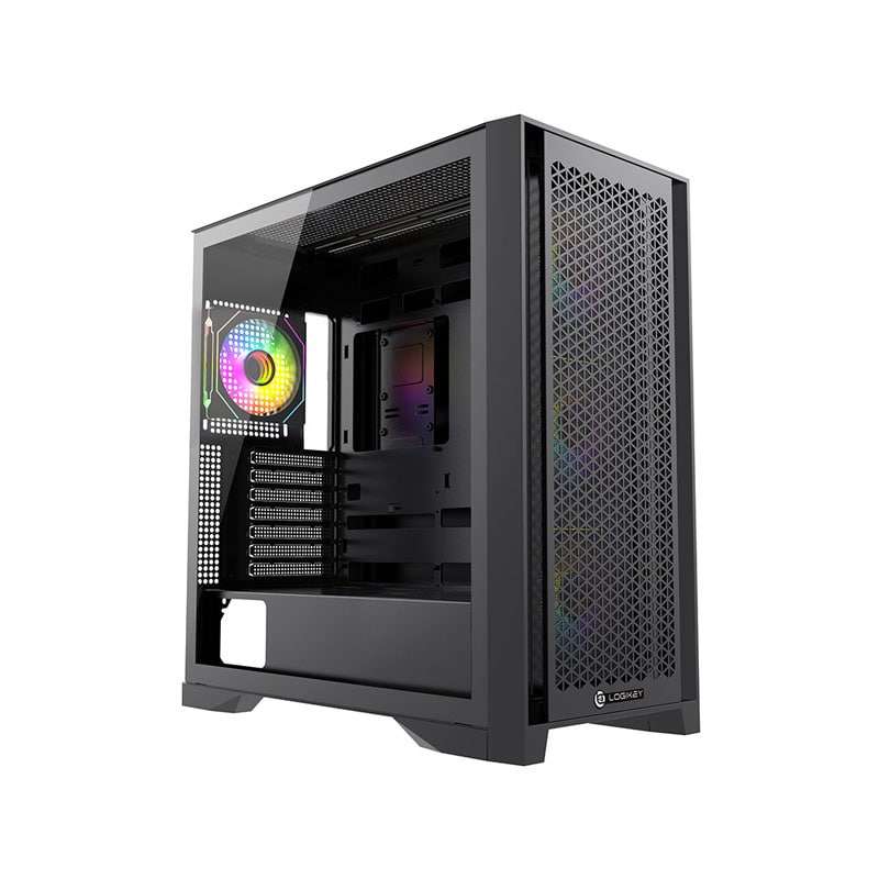 کیس کامپیوتر گیمینگ لاجی کی مدل LK-C634B کیس کامپیوتر گیمینگ لاجی کی مدل LK-C634B