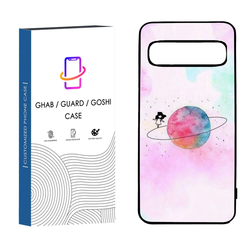 کاور قاب گارد گوشی طرح دخترانه  مناسب برای گوشی موبایل سامسونگ Galaxy S10