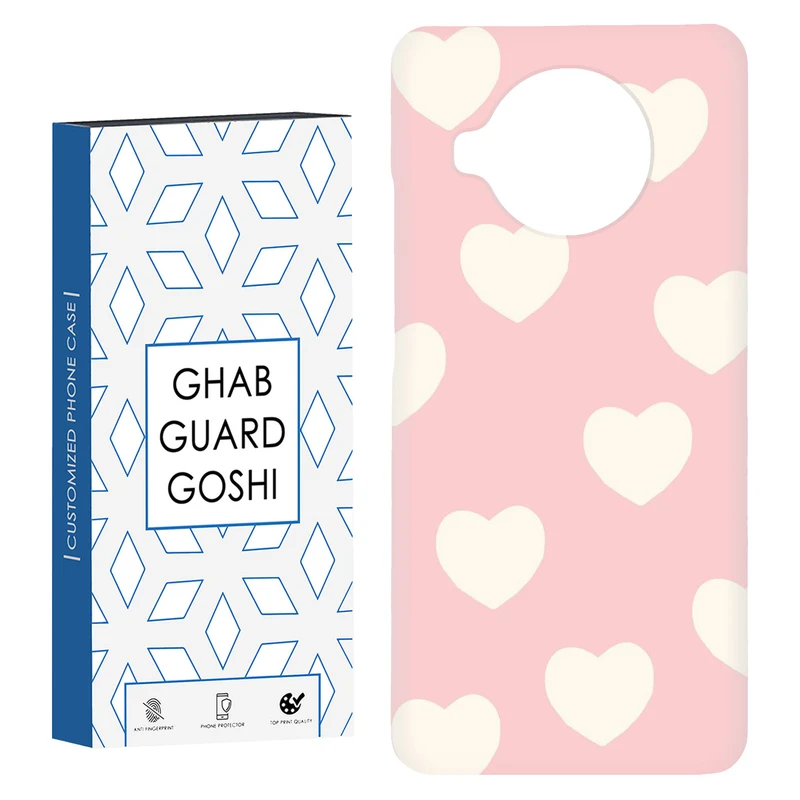 کاور قاب گارد گوشی طرح قلب کد Dimo-044 مناسب برای گوشی موبایل شیائومی Mi 10t lite