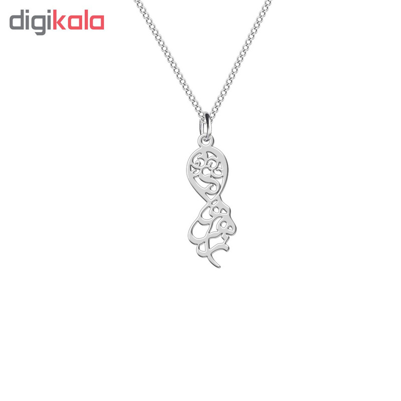 نیم ست نقره ترمه 1 طرح زهره کد L589