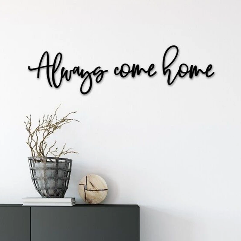 استیکر دکو رستا مدل ALWAYS COME HOME کد C161