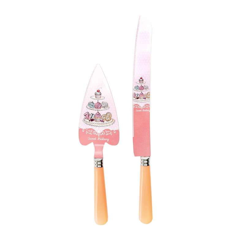 ست کارد و کفگیر سرو کیک روک مدل R902 - c12