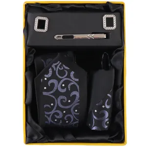 ست کراوات و گیره کراوات و  دستمال جیب و دکمه سردست مردانه فرانکو فروزی مدل F-101834