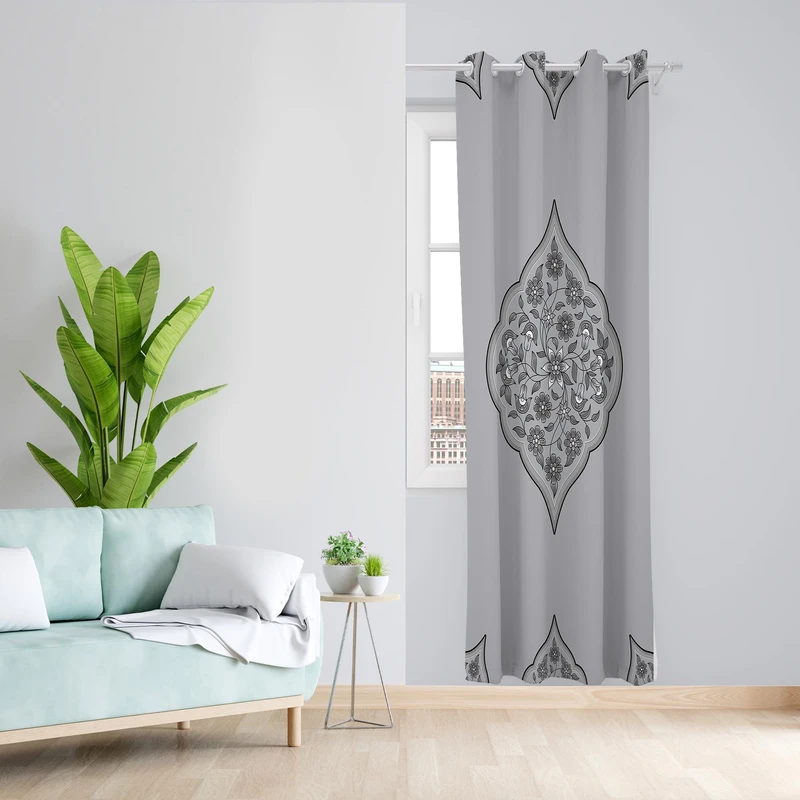 پرده مدل مخمل پانچی کد 1273سایز 140x200 سانتی متر