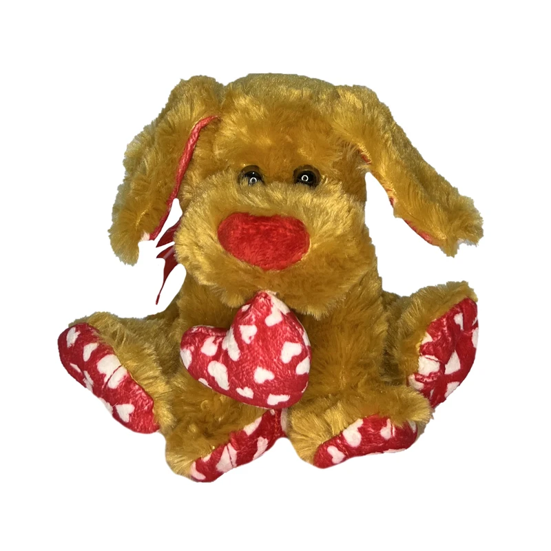 عروسک طرح سگ مدل Puppy Dog with Heart کد SZ13/1085 طول 22 سانتی‌متر