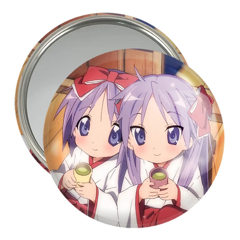 آینه جیبی خندالو مدل انیمه Lucky Star  کد 23589