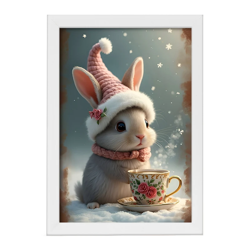 تابلو خندالو مدل خرگوش بامزه کد F9488