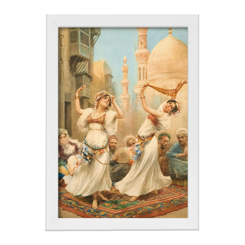 تابلو خندالو مدل نقاشی رقص اثر فابیو فابی کد F12386