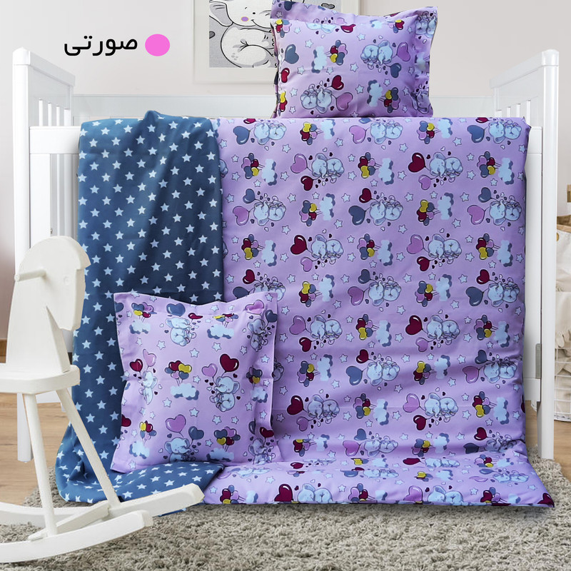 سرویس خواب 5 تکه کودک مولی مدل فیلادلفیا کد 02