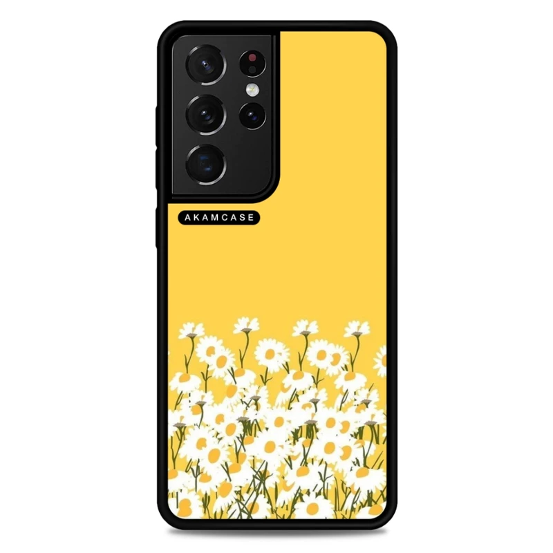 کاور آکام مدل AMCWSGS21U-FLOWERS20 مناسب برای گوشی موبایل سامسونگ Galaxy S21 Ultra