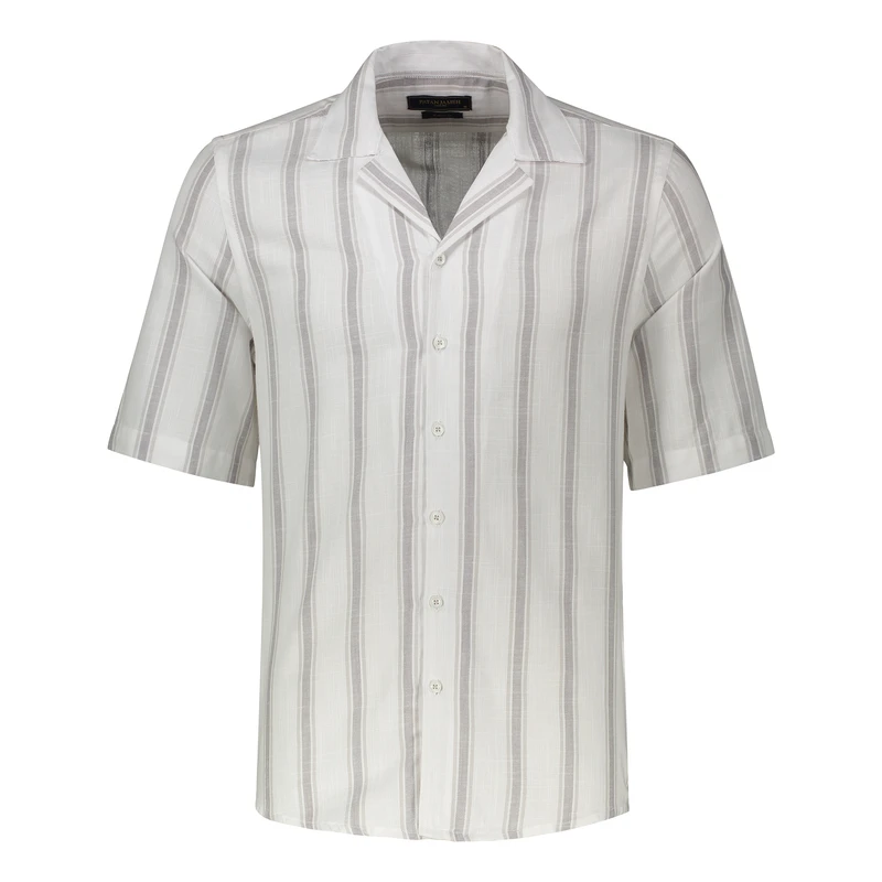 پیراهن آستین کوتاه یقه برگردان مردانه پاتن جامه مدل 04MC8015