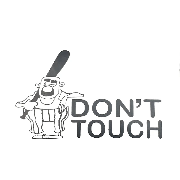 برچسب بدنه خودرو طرح dont touch کد CUT437