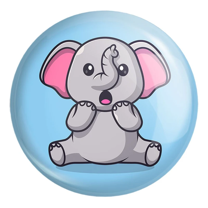 پیکسل خندالو طرح حیوانات بامزه فیل کد 29720 مدل بزرگ