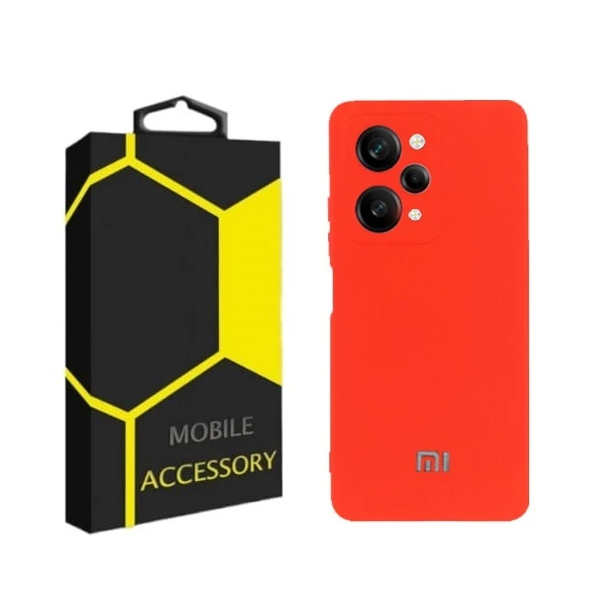 کاور مدل silicon مناسب برای گوشی موبایل شیائومی Redmi 12  