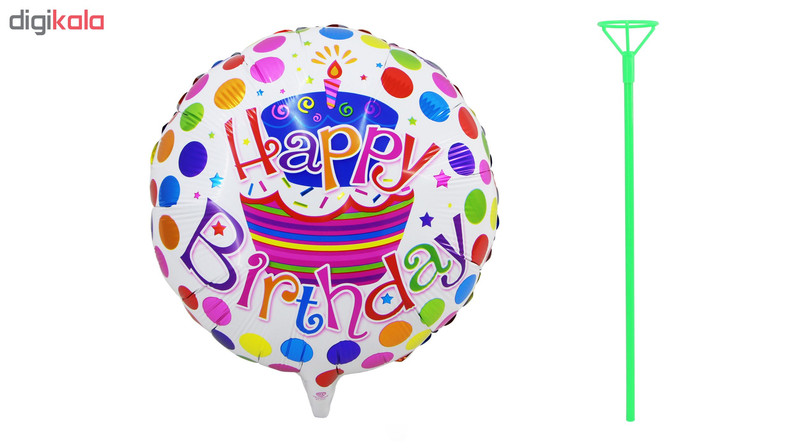 بادکنک فویلی مدل HappyBirthDay