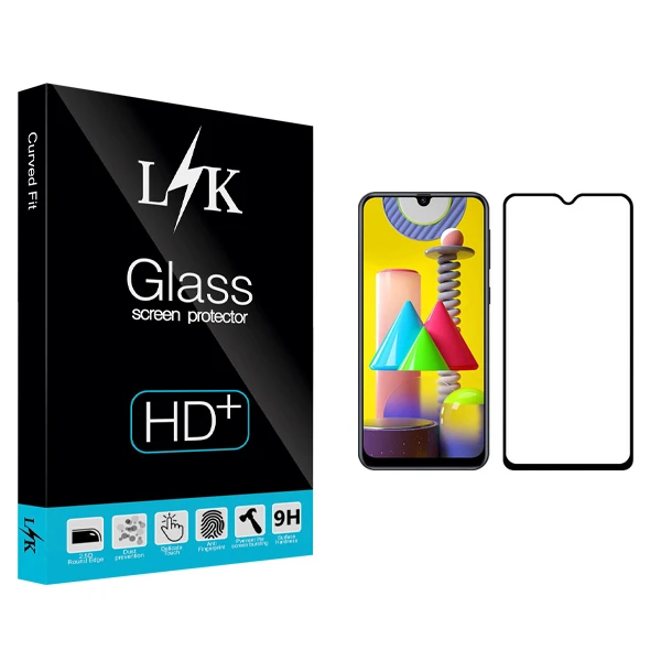محافظ صفحه نمایش ال کی مدل +HD مناسب برای گوشی موبایل سامسونگ Galaxy M31