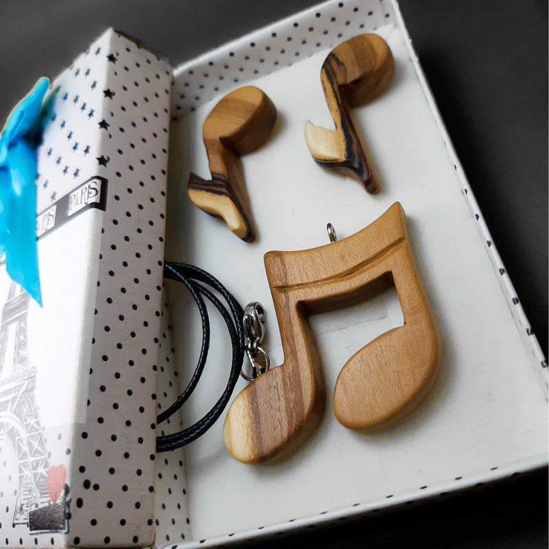 نیم ست دخترانه مدل نت موسیقی